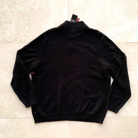 MEN'S CHAPS CLASSIC FIT BUTTON BEARS SWEATER - Picture 5 of 8